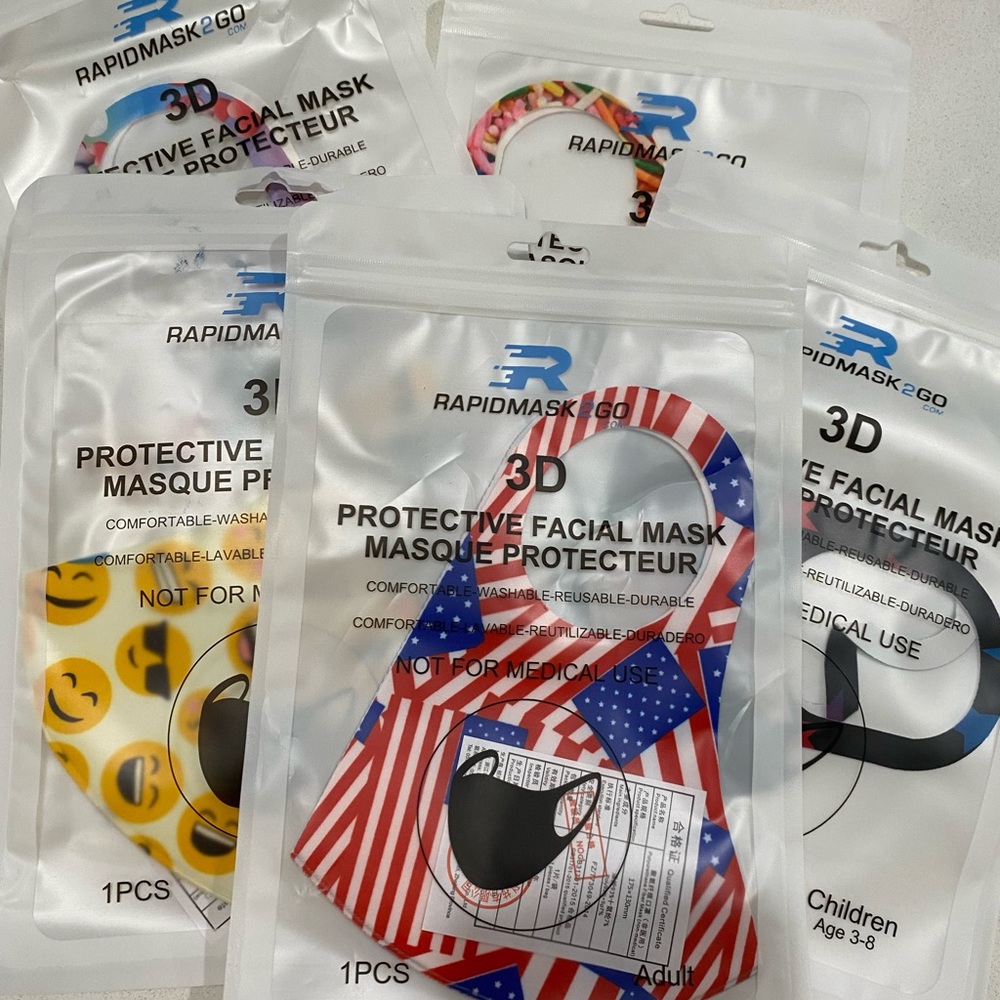 Colorful Patterned Face Masks - Picture 2 of 10